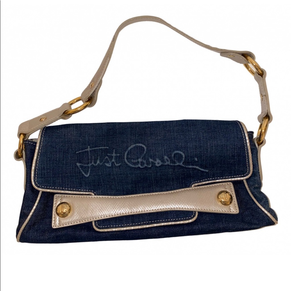 JUST CAVALLI DENIM PURSE
